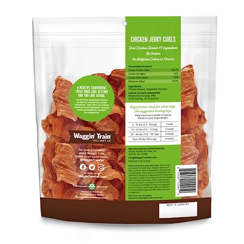 Waggin' Train Chicken Jerky: High Protein, Grain-Free Treat