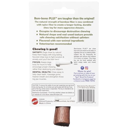 Bamboo Fiber & Nylon Durable Dog Chew Toy