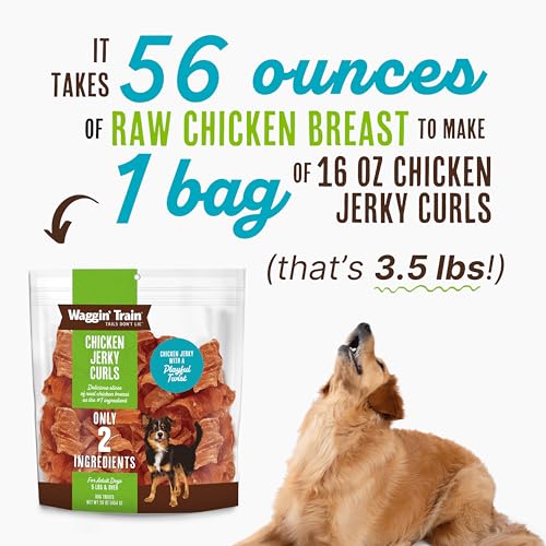 Waggin' Train Chicken Jerky: High Protein, Grain-Free Treat