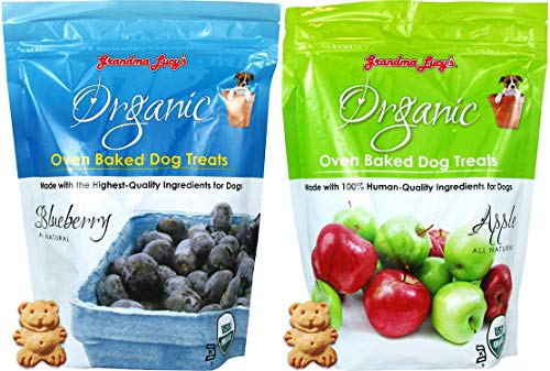 Grandma Lucy's Organic Blueberry and Apple Dog Treats Bundle