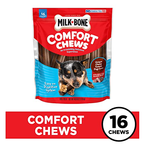 Milk-Bone Comfort Chews: Rawhide-Free Real Beef Dog Treats