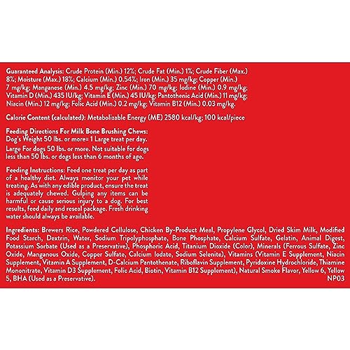 Milk-Bone Brushing Chews: Large Dog Dental Treats