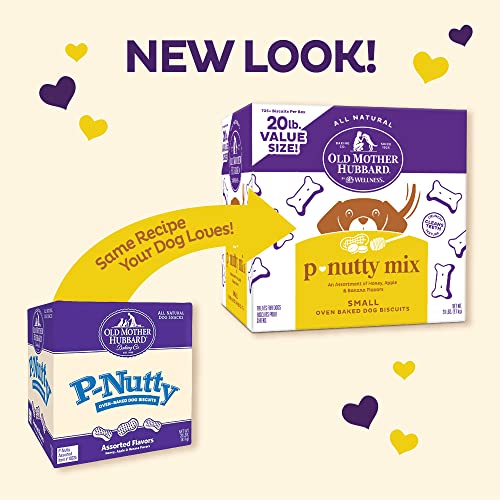 Wellness P-Nutty Assorted Crunchy Biscuit Dog Treats, 20lb