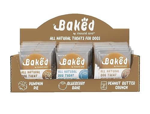 All Natural Dog Biscuits, 24 Individually Wrapped Cookies