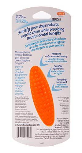 Hartz Tuff Bone Bacon Scented Dog Chew Toy