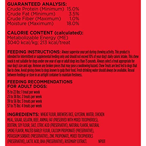 Milk-Bone Comfort Chews: Rawhide-Free Real Beef Dog Treats