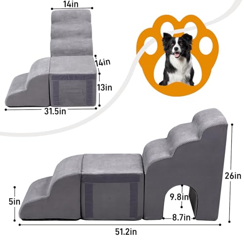 26" Dog Steps for High Beds 25-30" Tall