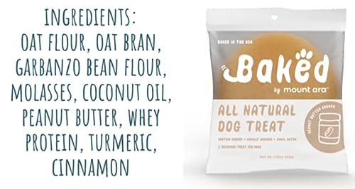 All Natural Dog Biscuits, 24 Individually Wrapped Cookies