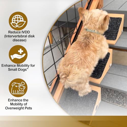 Modular Dog Stairs for Small Pets - Grippy Steps