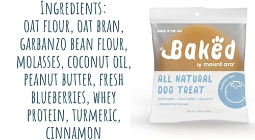 All Natural Dog Biscuits, 24 Individually Wrapped Cookies