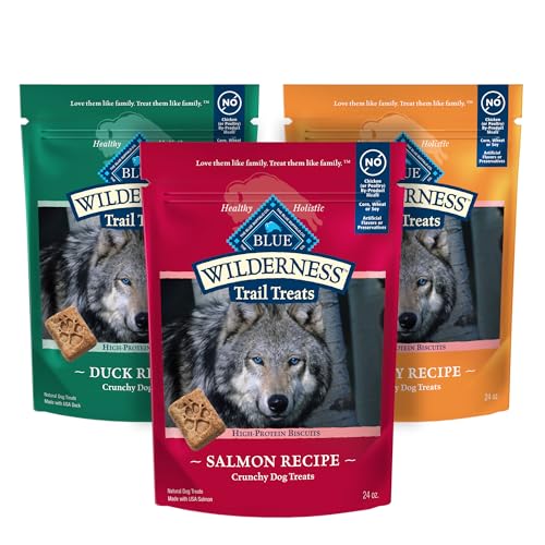 Blue Buffalo Wilderness Variety Pack Dog Biscuits, 10 oz (3 Pack)