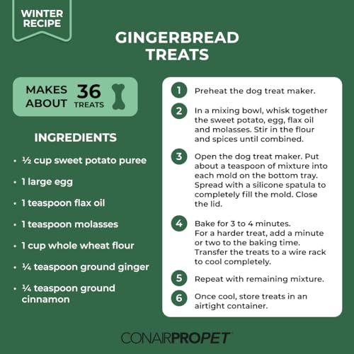 CONAIRPROPET Goodbone Dog Treat Maker with Cuisinart Recipe Book