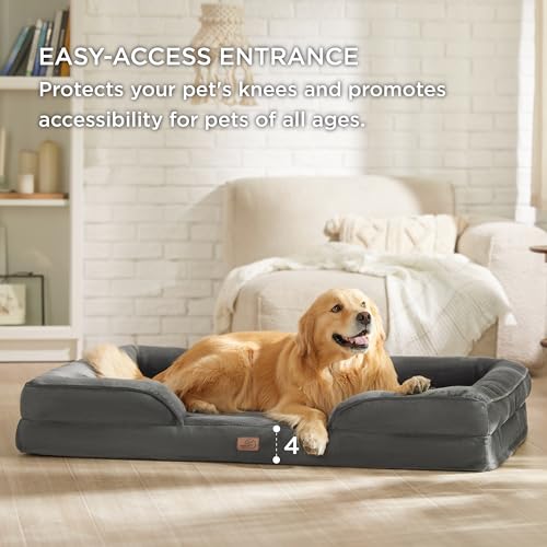 Washable Orthopedic XXL Dog Bed for Giant Dogs