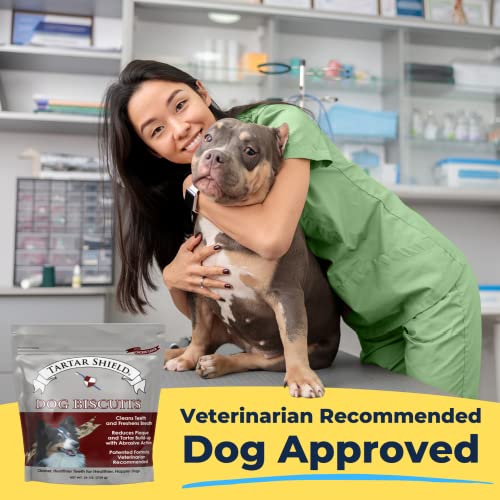 Chicken Flavor Tartar Shield Dental Dog Biscuits | USA Made