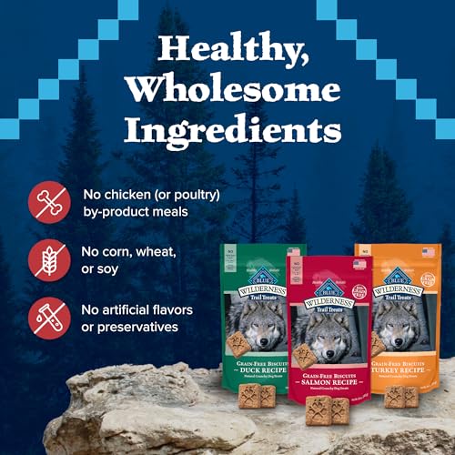 Blue Buffalo Wilderness Variety Pack Dog Biscuits, 10 oz (3 Pack)