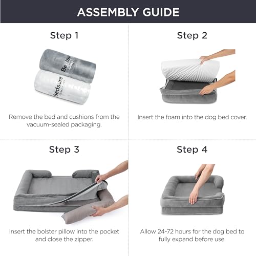 Washable Orthopedic XXL Dog Bed for Giant Dogs