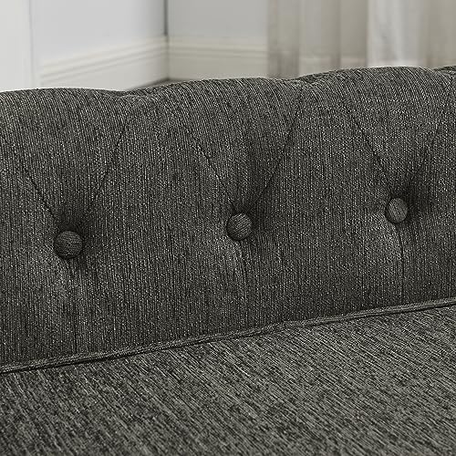 TEFUNE Pet Sofa with Breathable Linen for Medium Dogs