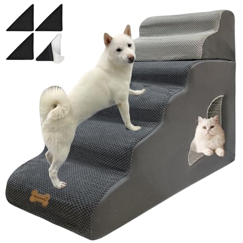 6-step non-slip dog ramp for small dogs