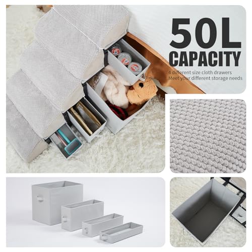 DOICAH 26" Pet Stairs for Medium/Small Dogs & Cats