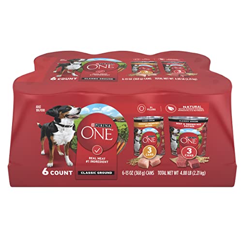 Purina ONE Wet Dog Food Variety Pack - 6 Cans