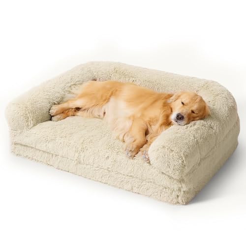 Bedsure Foldable Human Dog Bed, Calming Giant Size
