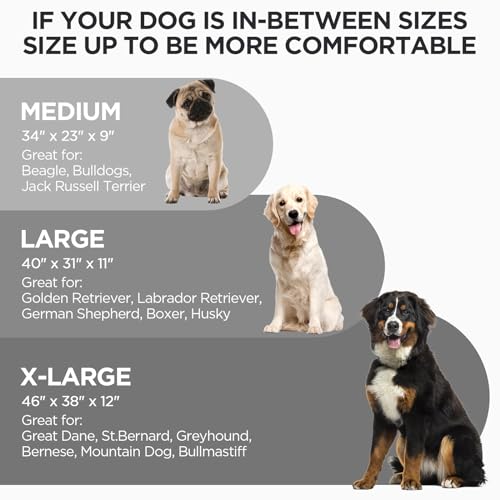 Memory Foam Orthopedic Dog Sofa Bed for Large Dogs