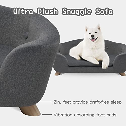 SHAVI Luxury Large Dog Couch for Medium Dogs