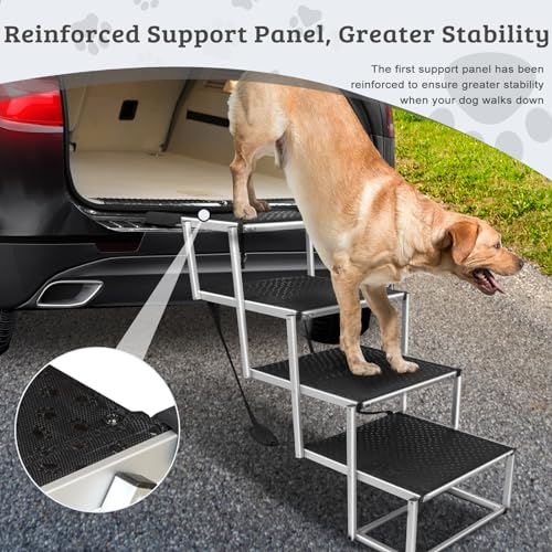Foldable Extra Wide Dog Car Ramp for Large Dogs