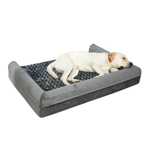 MIHIKK XL Orthopedic Dog Sofa Bed - Grey