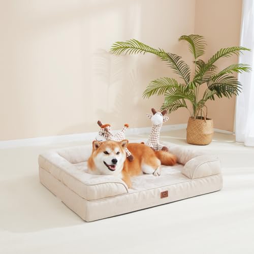 Orthopedic XL Dog Bed with Waterproof Memory Foam