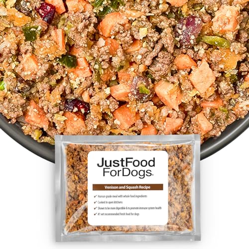 JustFoodForDogs Complete Meal or Topper, Venison & Squash