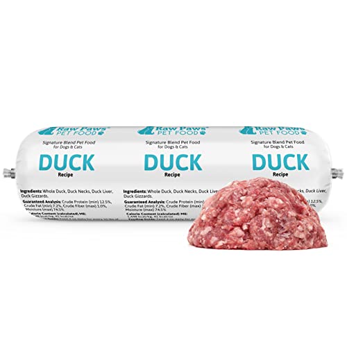 Raw Paws Duck Recipe Pet Food Rolls - 3lb (6 Pack)