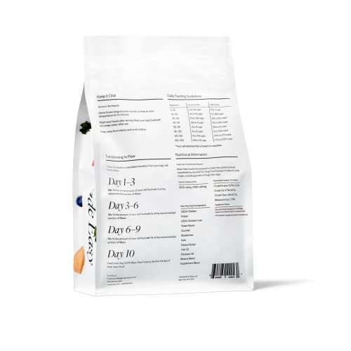 Maev Raw Chicken Dog Food, Vitamin-Rich, 10lbs