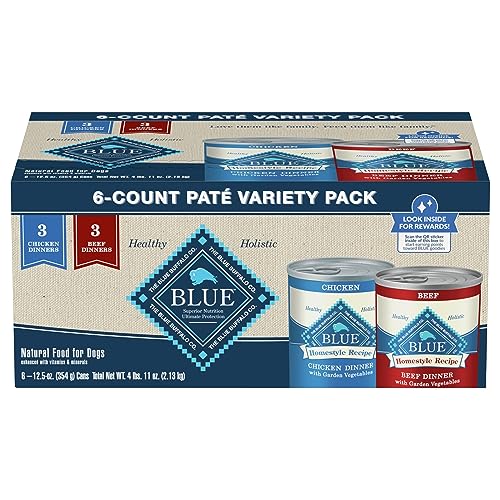 Blue Buffalo Homestyle Recipe Adult Wet Dog Food Variety