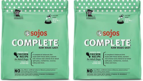 SOJOS Chicken Freeze-Dried Dog Food, 14 Pounds Total