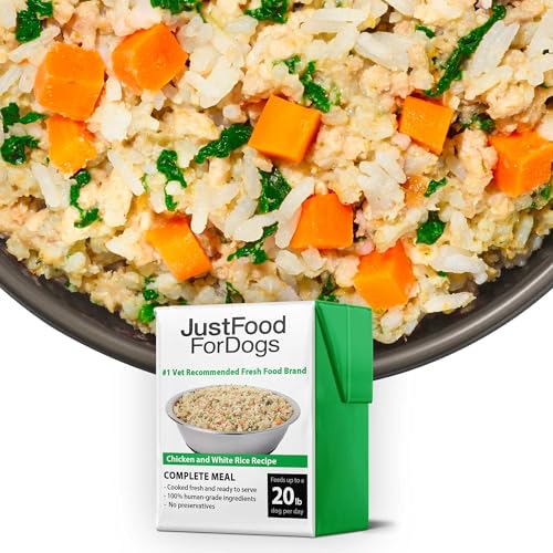 JustFoodForDogs Chicken & White Rice Wet Dog Food