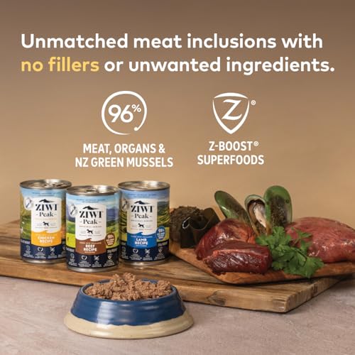 ZIWI Peak Venison Canned Wet Dog Food, High-Protein