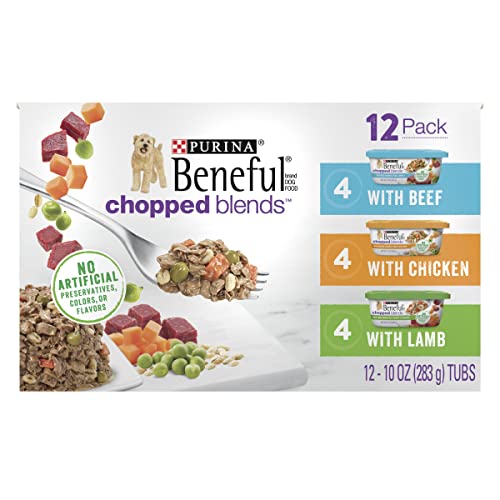 Purina Beneful Chopped Blends Variety Pack - 12 Tubs
