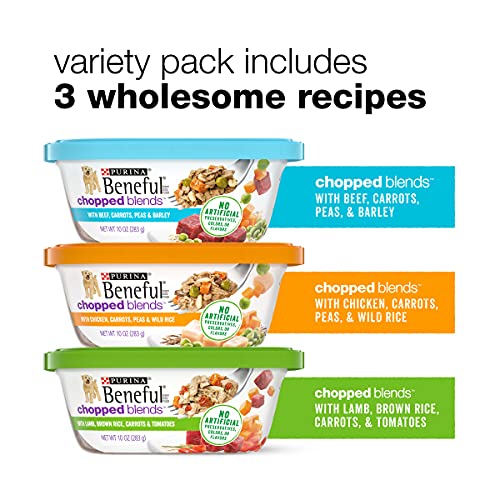 Purina Beneful Chopped Blends Variety Pack - 12 Tubs