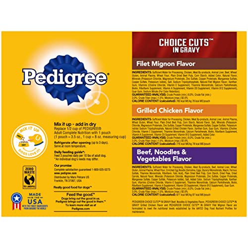 PEDIGREE CHOICE CUTS Variety Pack 18-Pack, 3.5 oz
