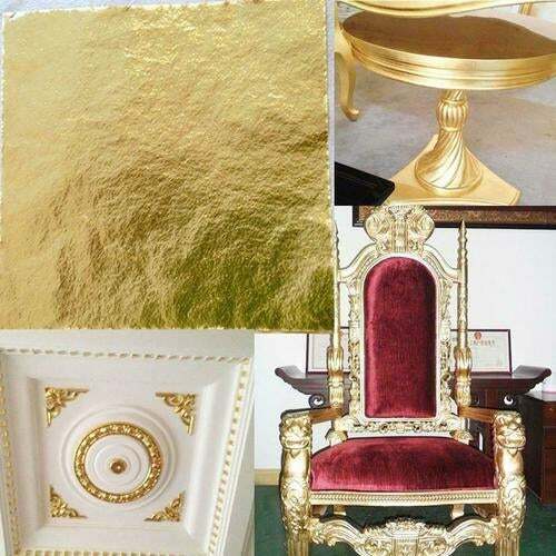 Gold Foil Gilding Handicrafts Paper - 100 Sheets