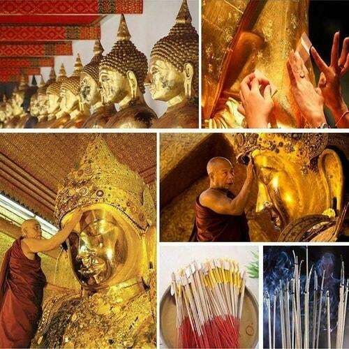 Gold Foil Gilding Handicrafts Paper - 100 Sheets