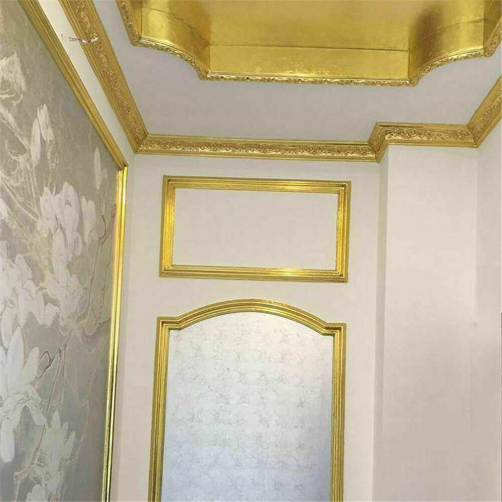 100 Imitation Gold Leaf Sheets for Crafting Décor