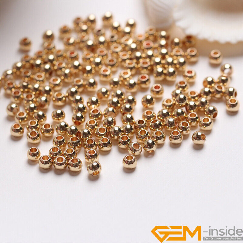 Hypoallergenic Gold Spacer Beads 100pcs