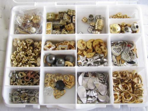 Gold Plated Vintage Jewelry Components Lot