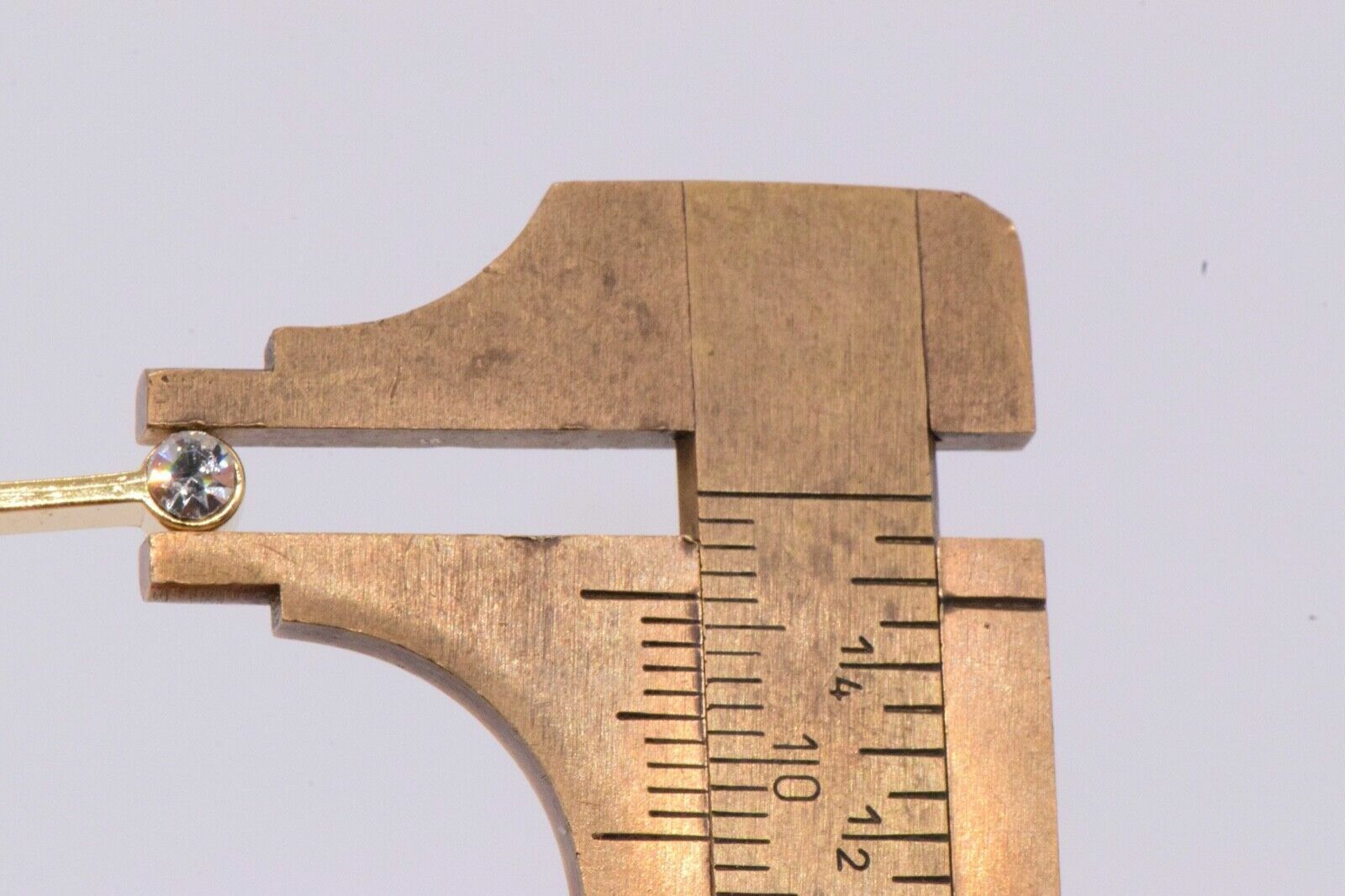 Gilded Rhinestone Charm for Jewelry Making