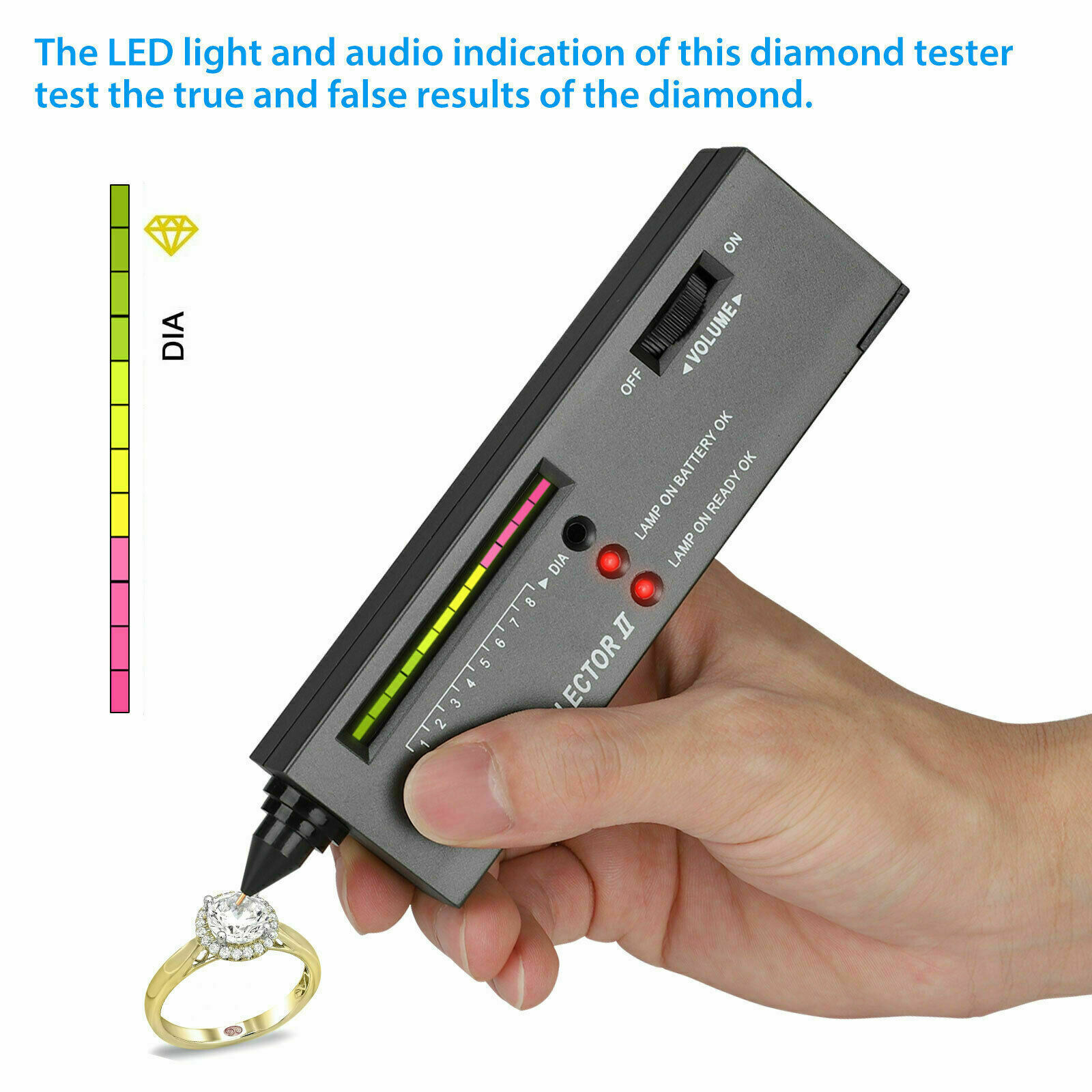 Gold Diamond Tester Kit - Digital Electronic