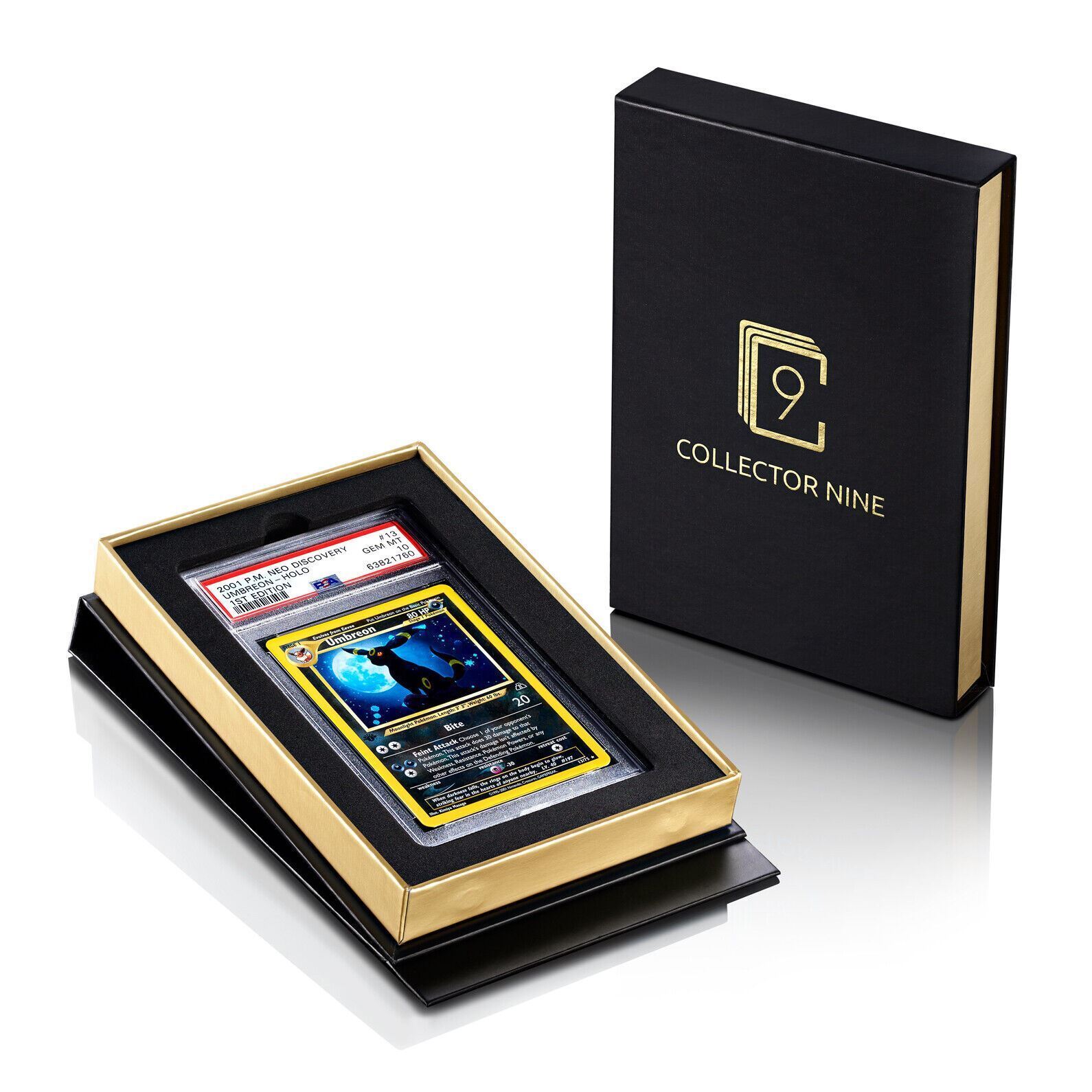 Gold Display Case for Graded Cards