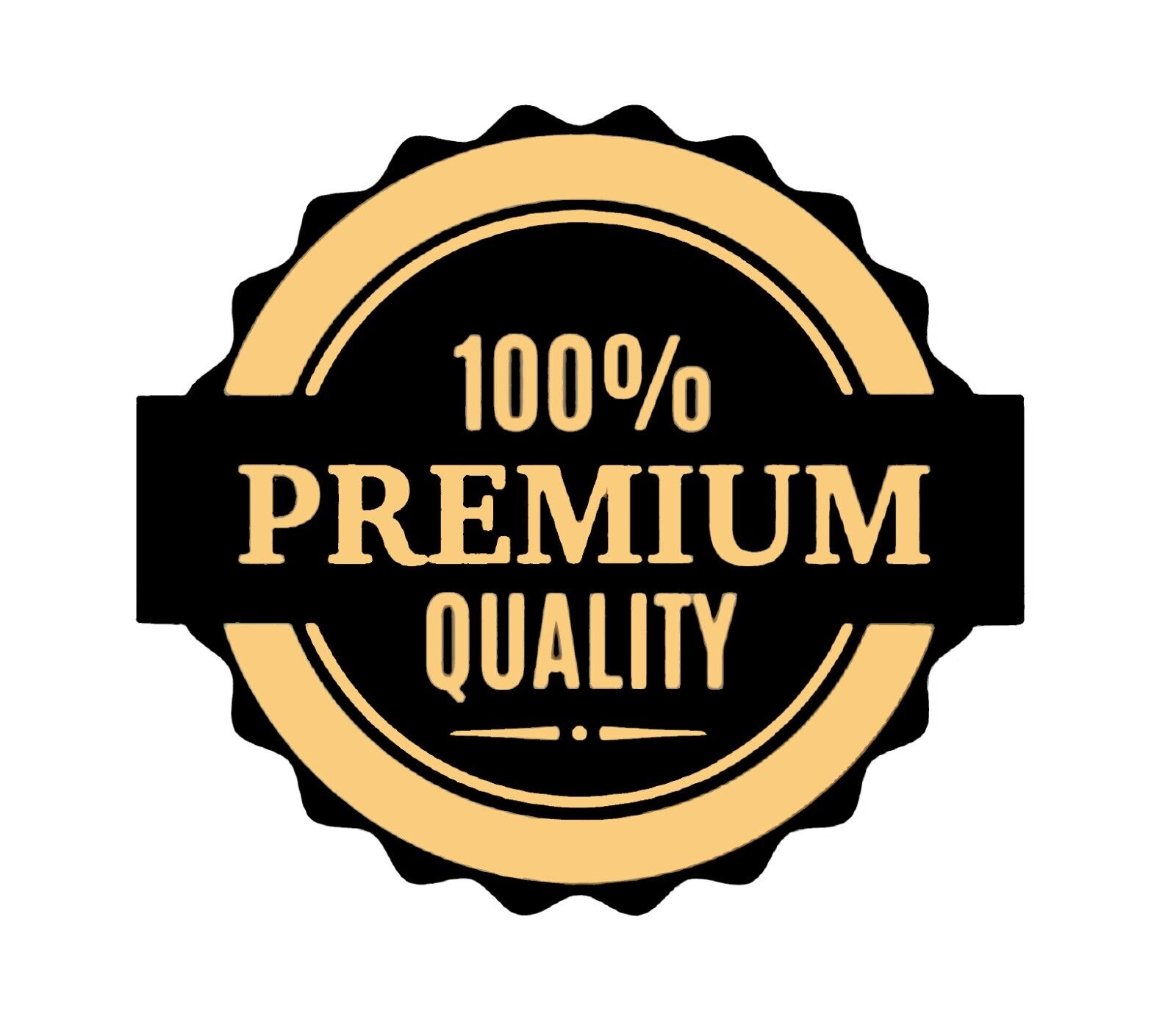 USA Flag Patch with Gold Border - Quality Embroidery