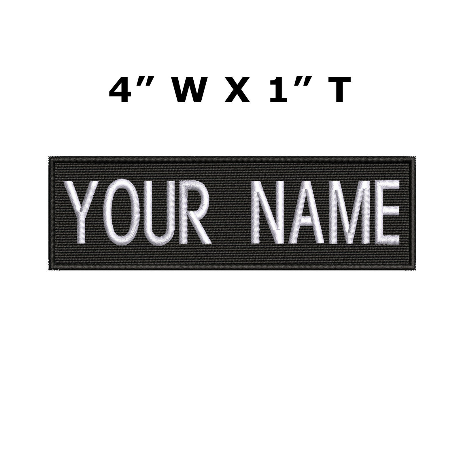 Custom Embroidered Iron-on Name Patch